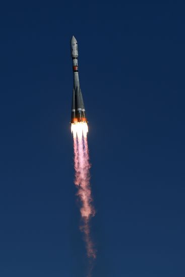 Soyuz-2.1a launches from Vostochny Space Center