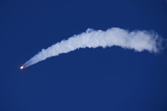 Soyuz-2.1a launches from Vostochny Space Center