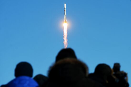 Soyuz-2.1a launches from Vostochny Space Center