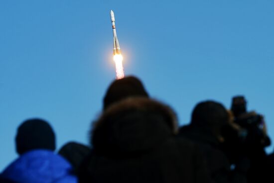 Soyuz-2.1a launches from Vostochny Space Center
