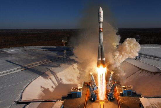 Soyuz-2.1a launches from Vostochny Space Center
