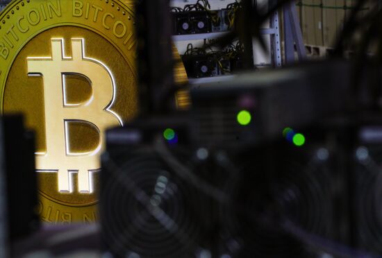 Crypto mining farm at Moscow Science Park
