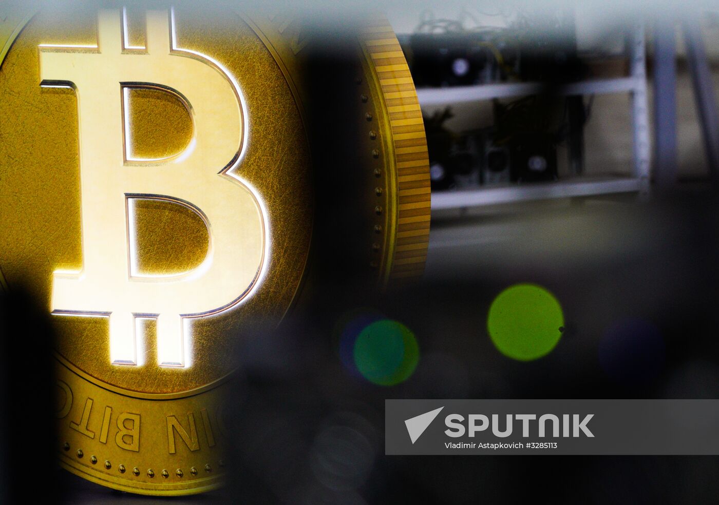 Crypto mining farm at Moscow Science Park