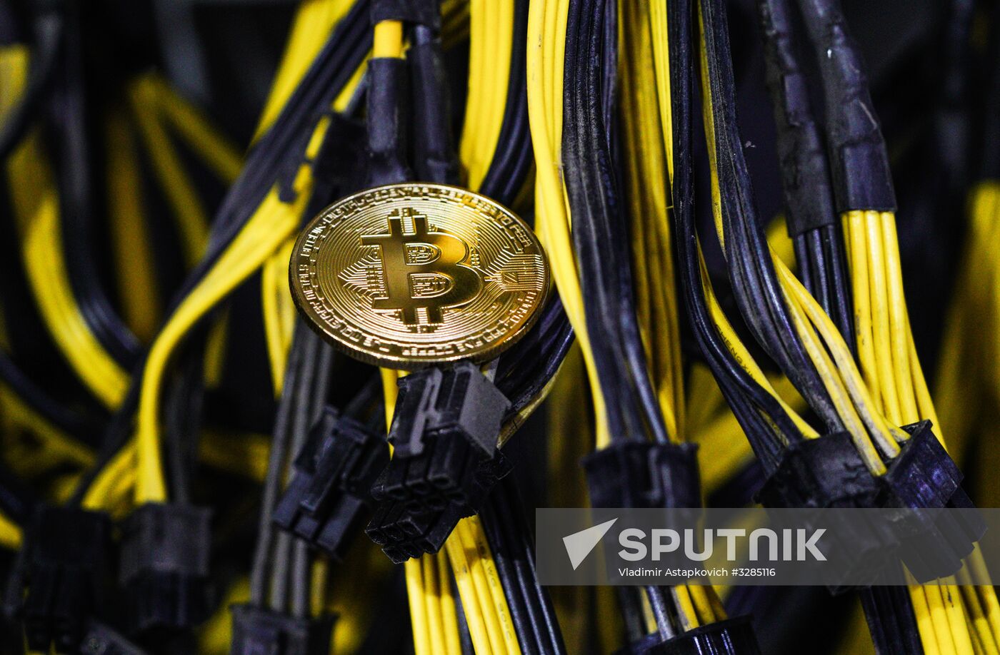 Crypto mining farm at Moscow Science Park
