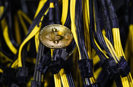 Crypto mining farm at Moscow Science Park