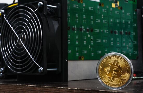 Crypto mining farm at Moscow Science Park