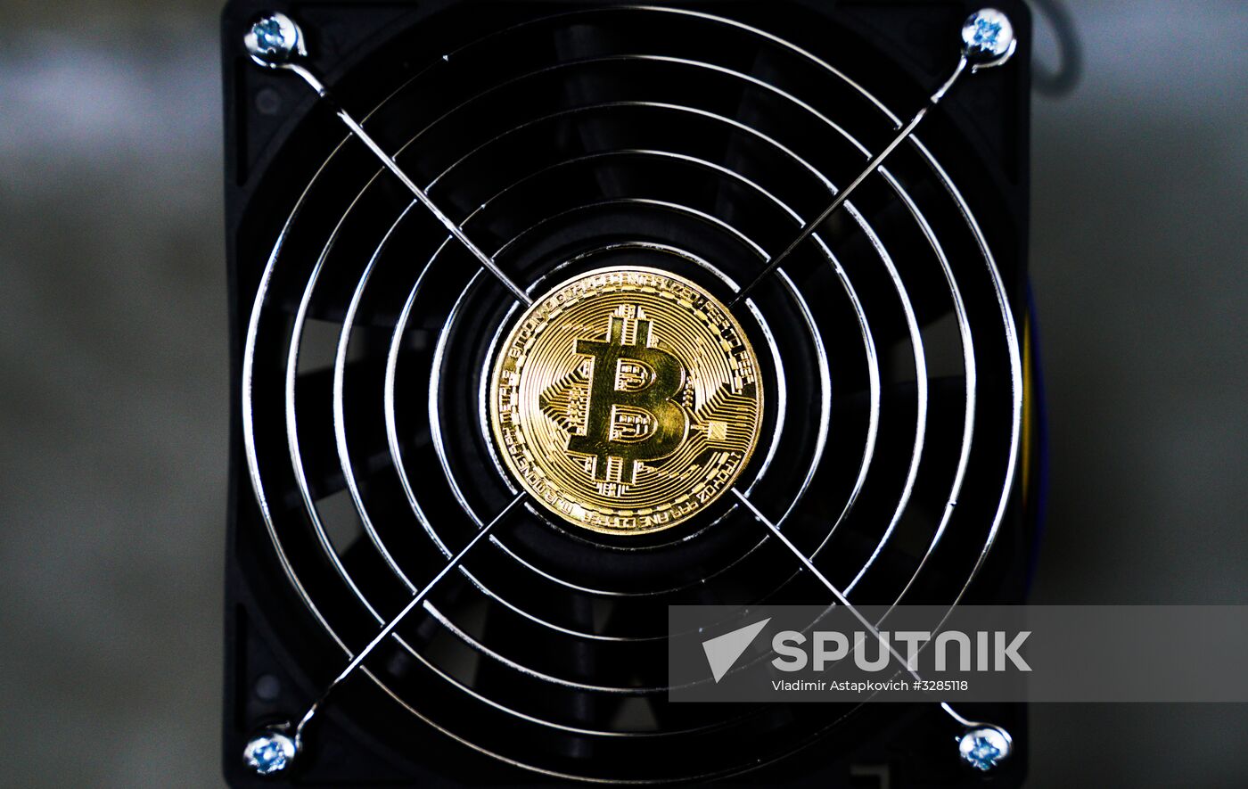 Crypto mining farm at Moscow Science Park