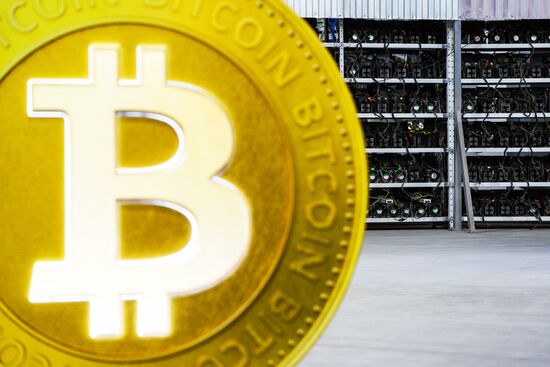 Crypto mining farm at Moscow Science Park