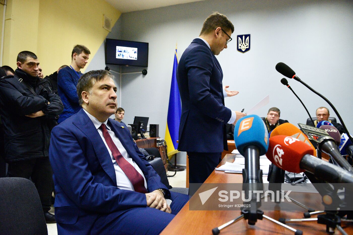 Kiev court hears Mikheil Saakashvili's case