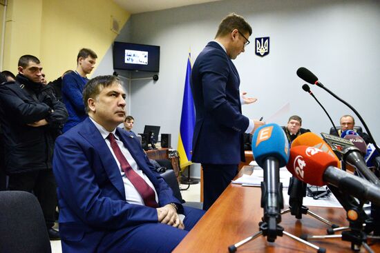 Kiev court hears Mikheil Saakashvili's case