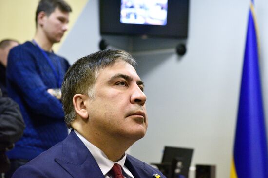 Kiev court hears Mikheil Saakashvili's case