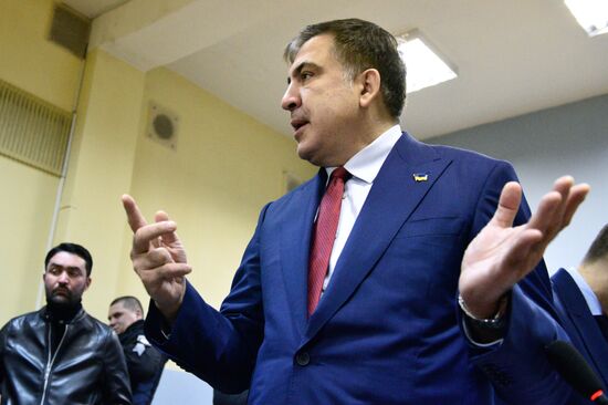 Kiev court hears Mikheil Saakashvili's case
