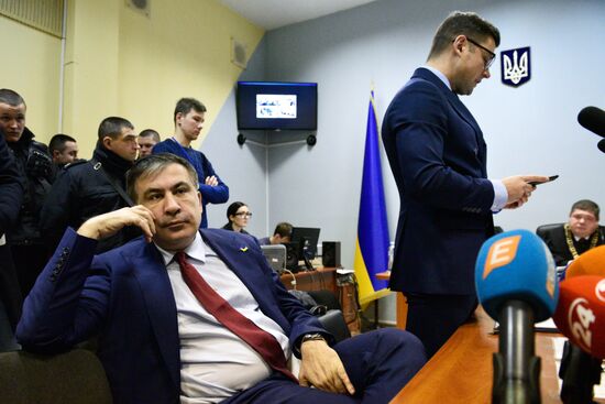 Kiev court hears Mikheil Saakashvili's case