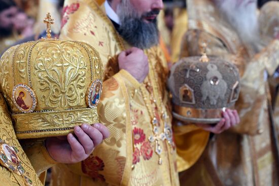 Liturgy to mark enthronement of Patriarch Kirill of Moscow and All Russia