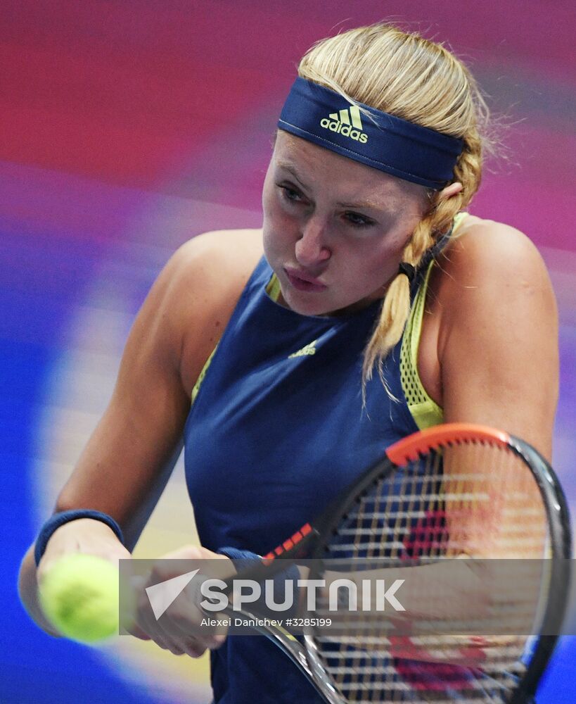 Tennis. St.Petersburg Ladies Trophy 2018. Day six