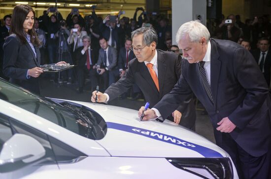 Hyundai Motor plant in St. Petersburg celebrates producing 1.5 million cars
