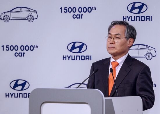 Hyundai Motor plant in St. Petersburg celebrates producing 1.5 million cars