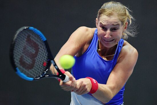 Tennis. St.Petersburg Ladies Trophy 2018. Day six