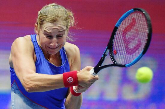 Tennis. St.Petersburg Ladies Trophy 2018. Day six