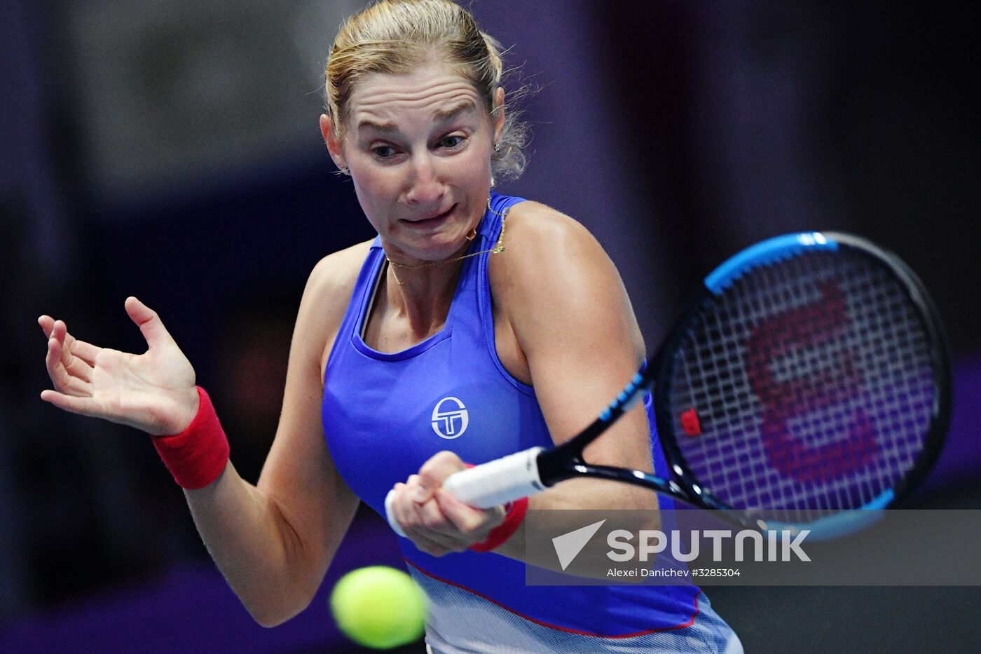 Tennis. St.Petersburg Ladies Trophy 2018. Day six