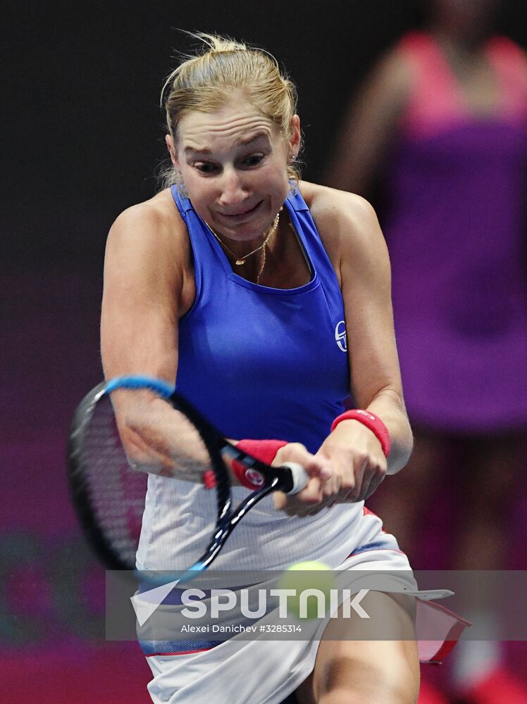 Tennis. 2018 St.Petersburg Ladies Trophy. Day six