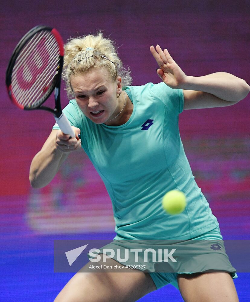 Tennis. 2018 St.Petersburg Ladies Trophy. Day six