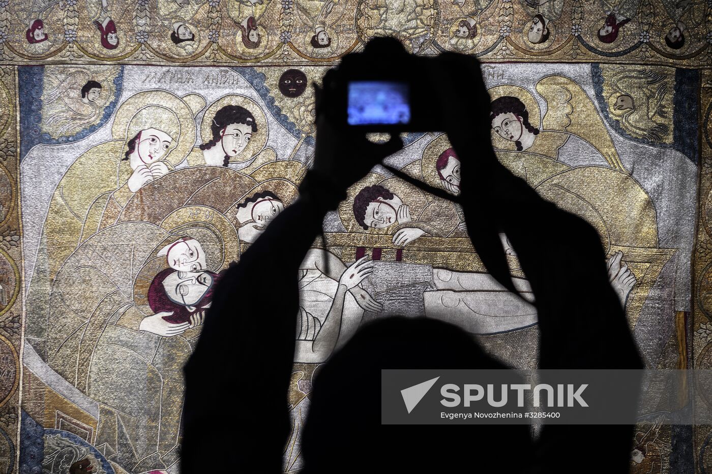 Opening of exhibition of ancient Russian pictorial embroidery