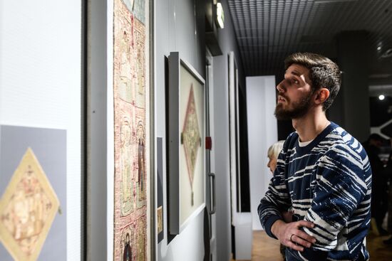 Opening of exhibition of ancient Russian pictorial embroidery
