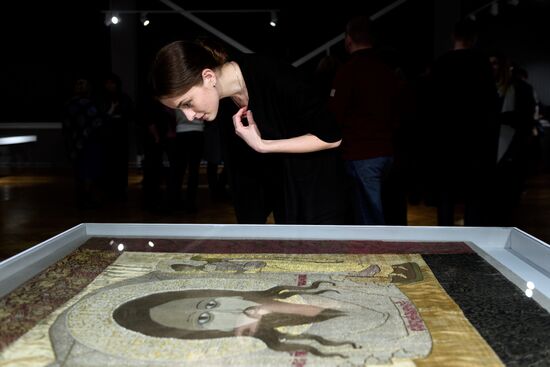 Opening of exhibition of ancient Russian pictorial embroidery