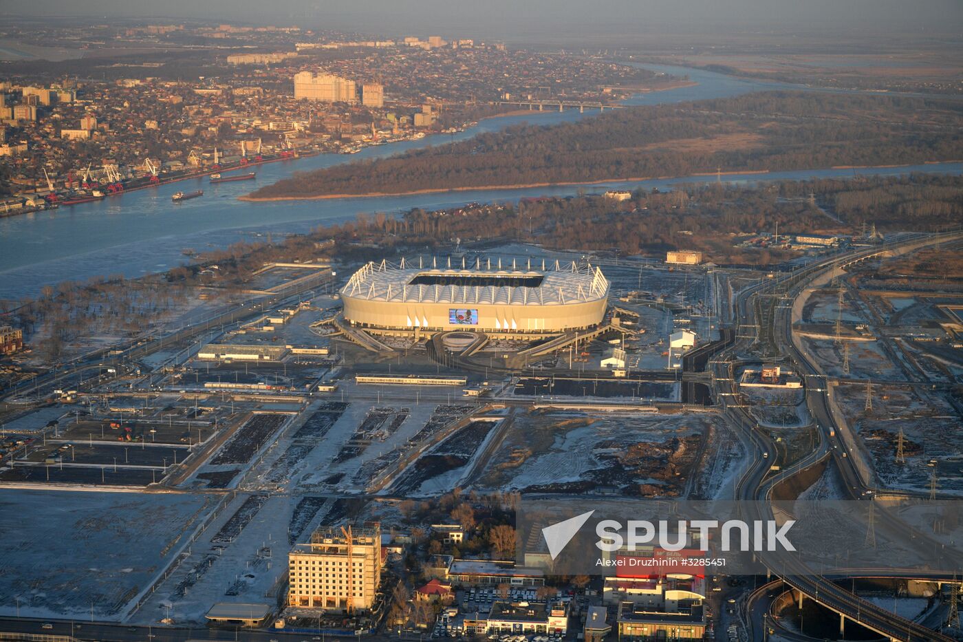 Rostov Arena football stadium in Rostov-on-Don