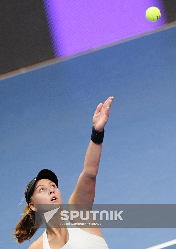 Tennis. St.Petersburg Ladies Trophy 2018. Day six