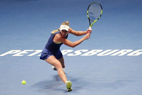 Tennis. St.Petersburg Ladies Trophy 2018. Day Six