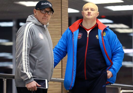 Russian bobsleigh and skeleton team's training for 2018 Olympics