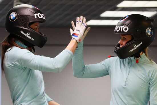 Russian bobsleigh and skeleton team's training for 2018 Olympics