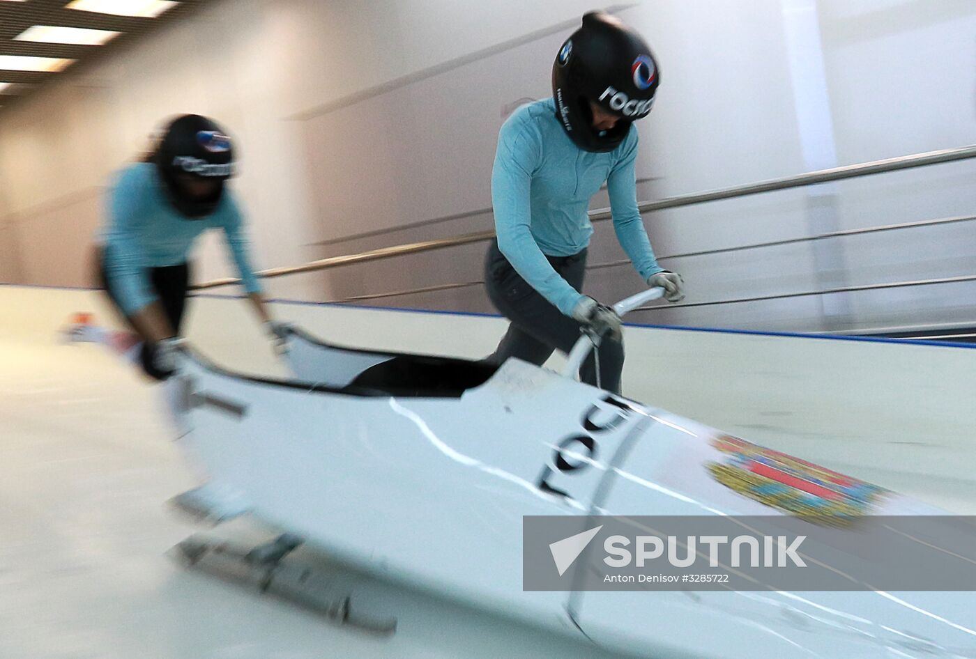 Russian bobsleigh and skeleton team's training for 2018 Olympics
