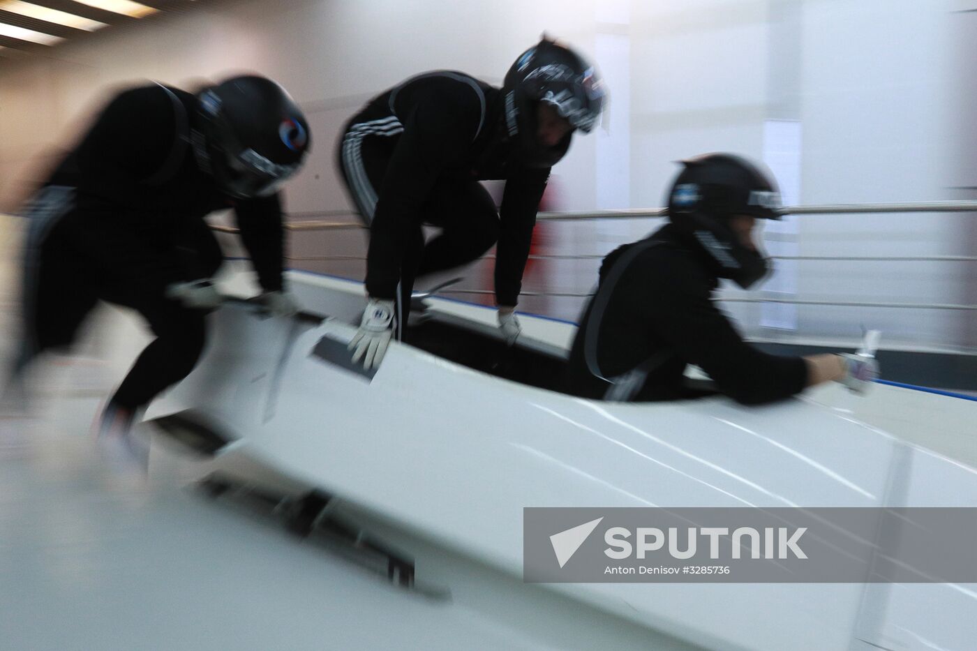 Russian bobsleigh and skeleton team's training for 2018 Olympics