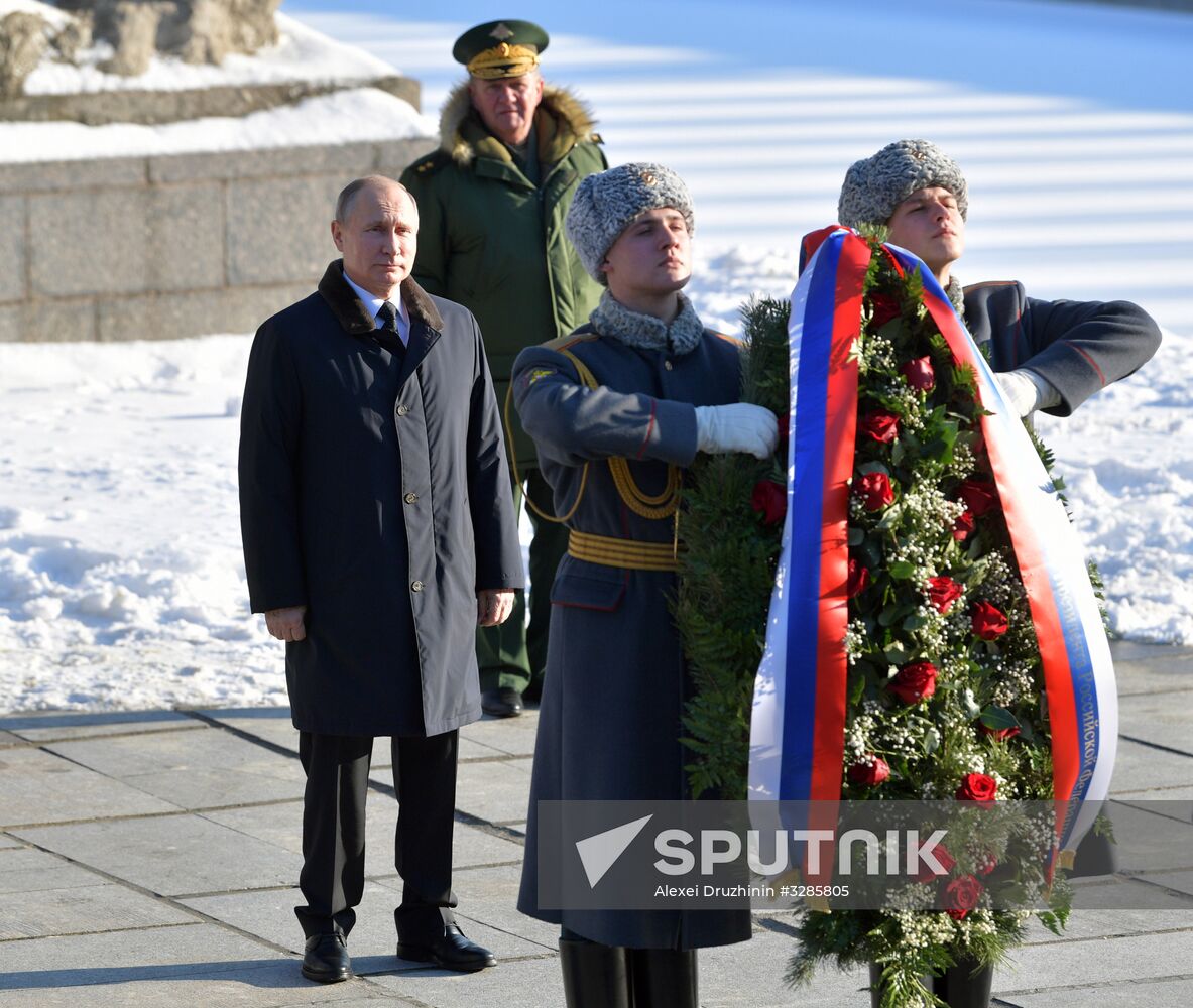 President Putin's working trip to Volgograd