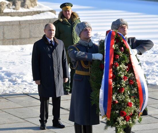 President Putin's working trip to Volgograd