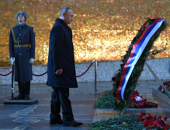 President Putin's working trip to Volgograd