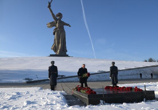 President Putin's working trip to Volgograd