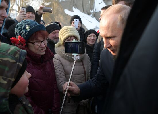 President Putin's working trip to Volgograd