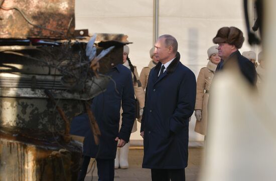 President Putin's working trip to Volgograd