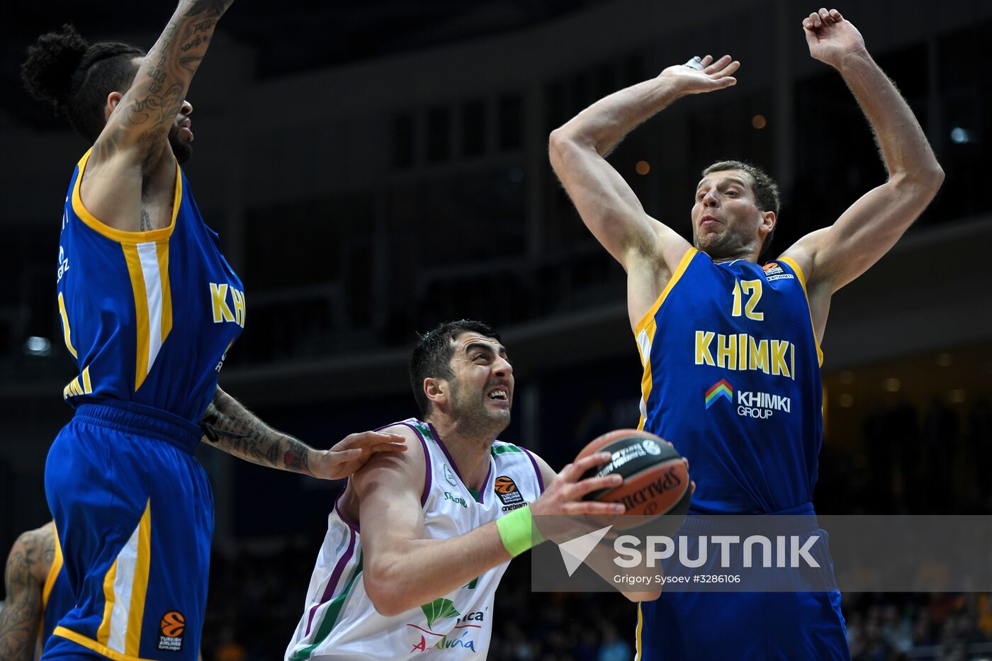 Basketball. Euroleague. Khimki vs. Unicaja