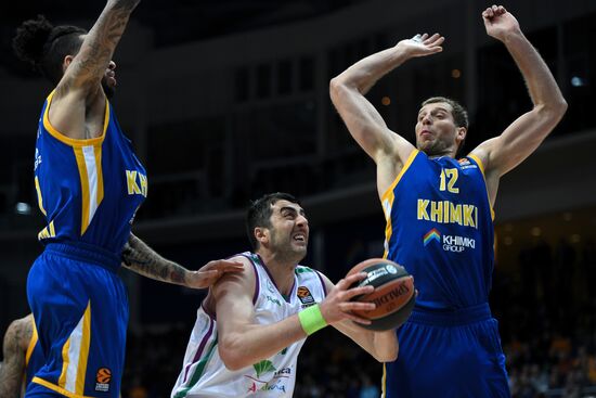 Basketball. Euroleague. Khimki vs. Unicaja