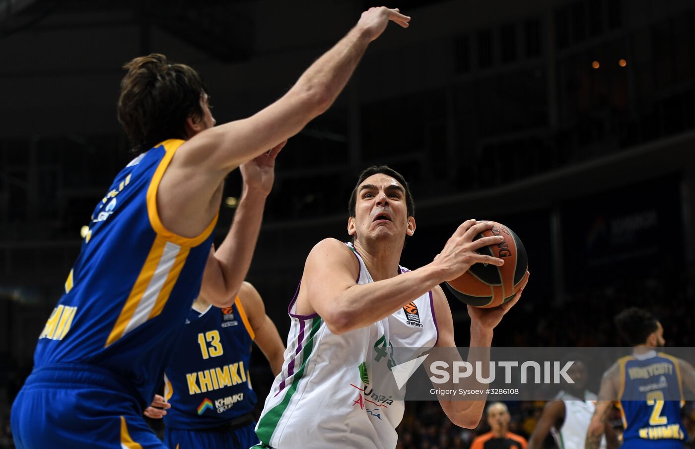 Basketball. Euroleague. Khimki vs. Unicaja