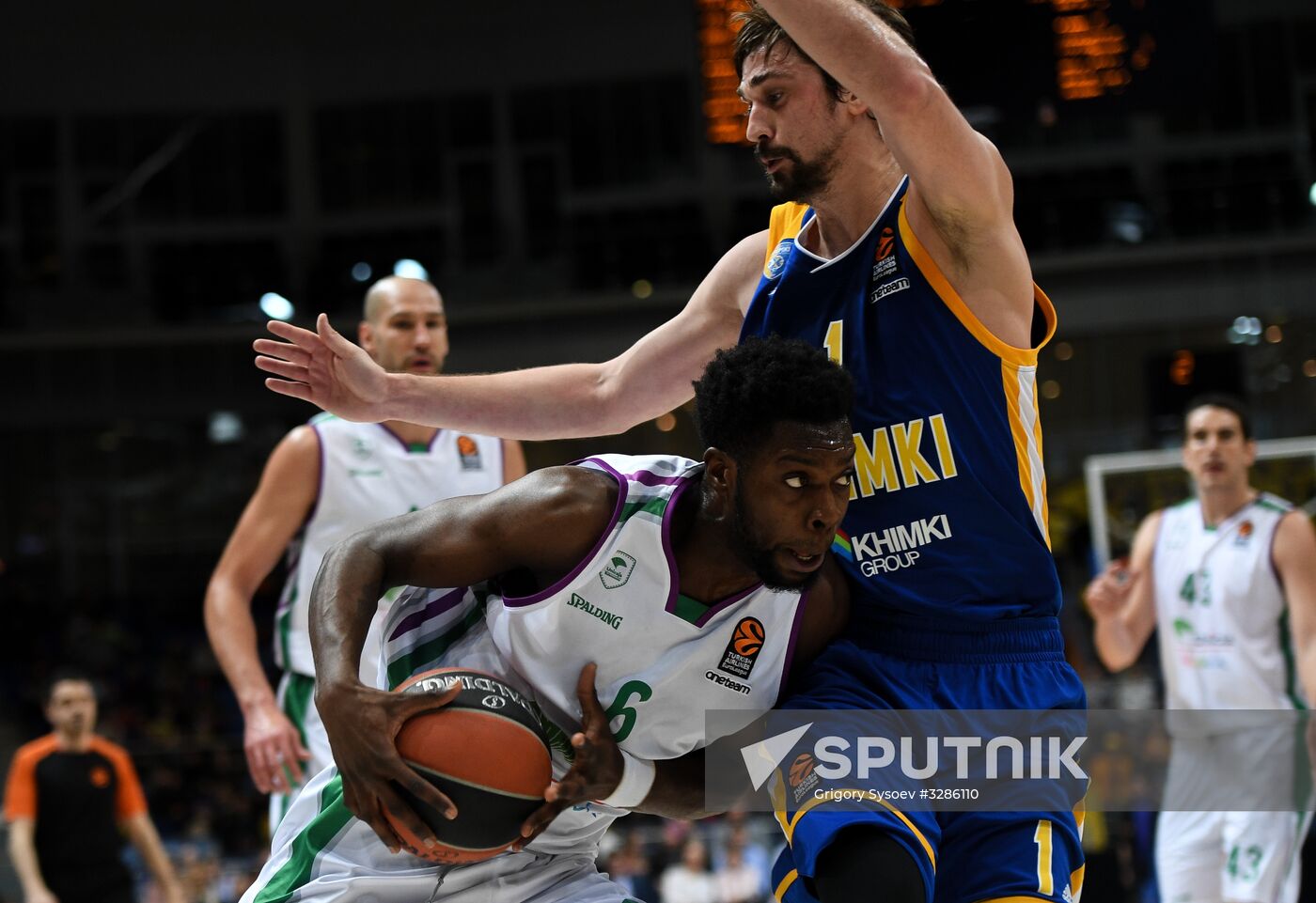 Basketball. Euroleague. Khimki vs. Unicaja