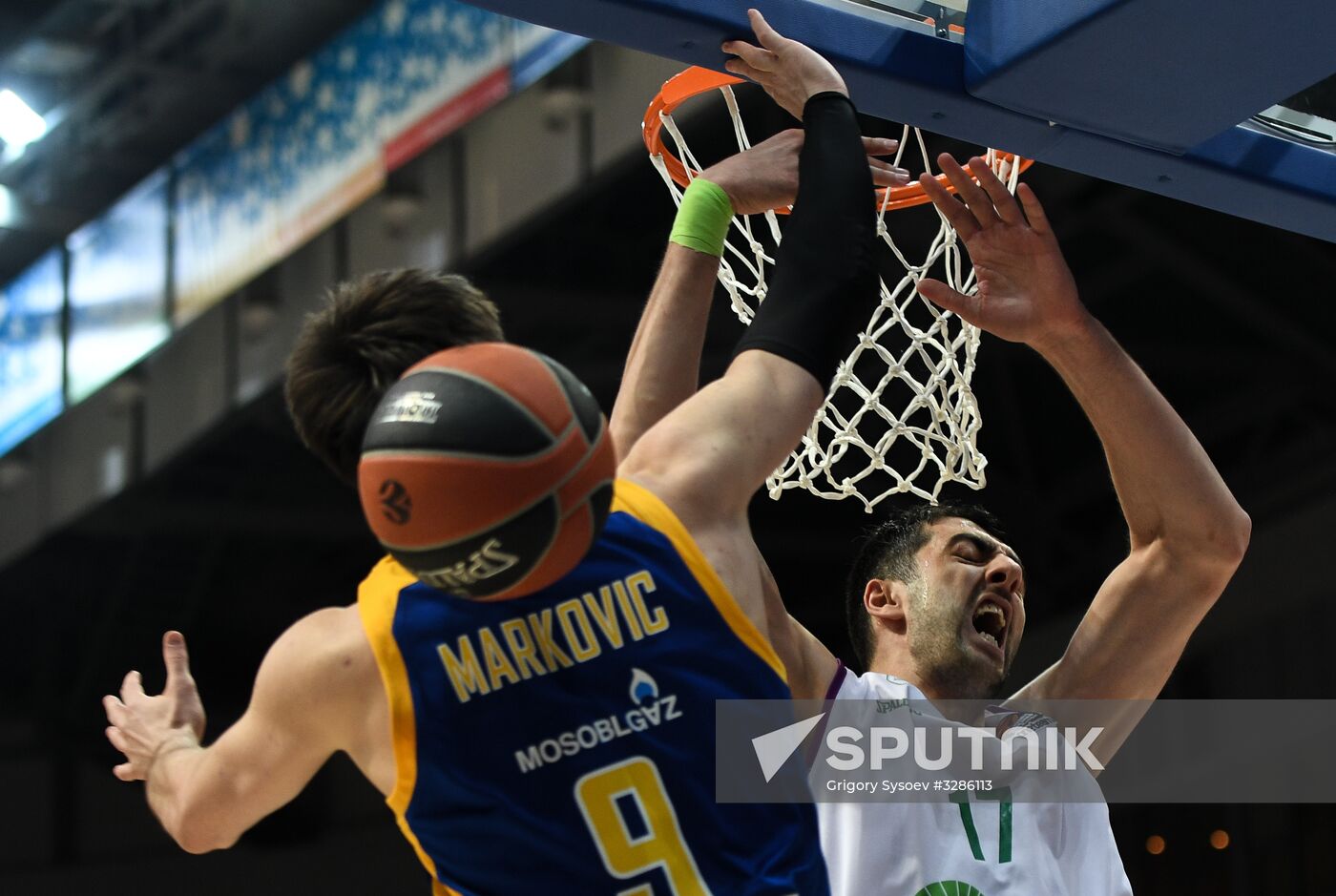 Basketball. Euroleague. Khimki vs. Unicaja