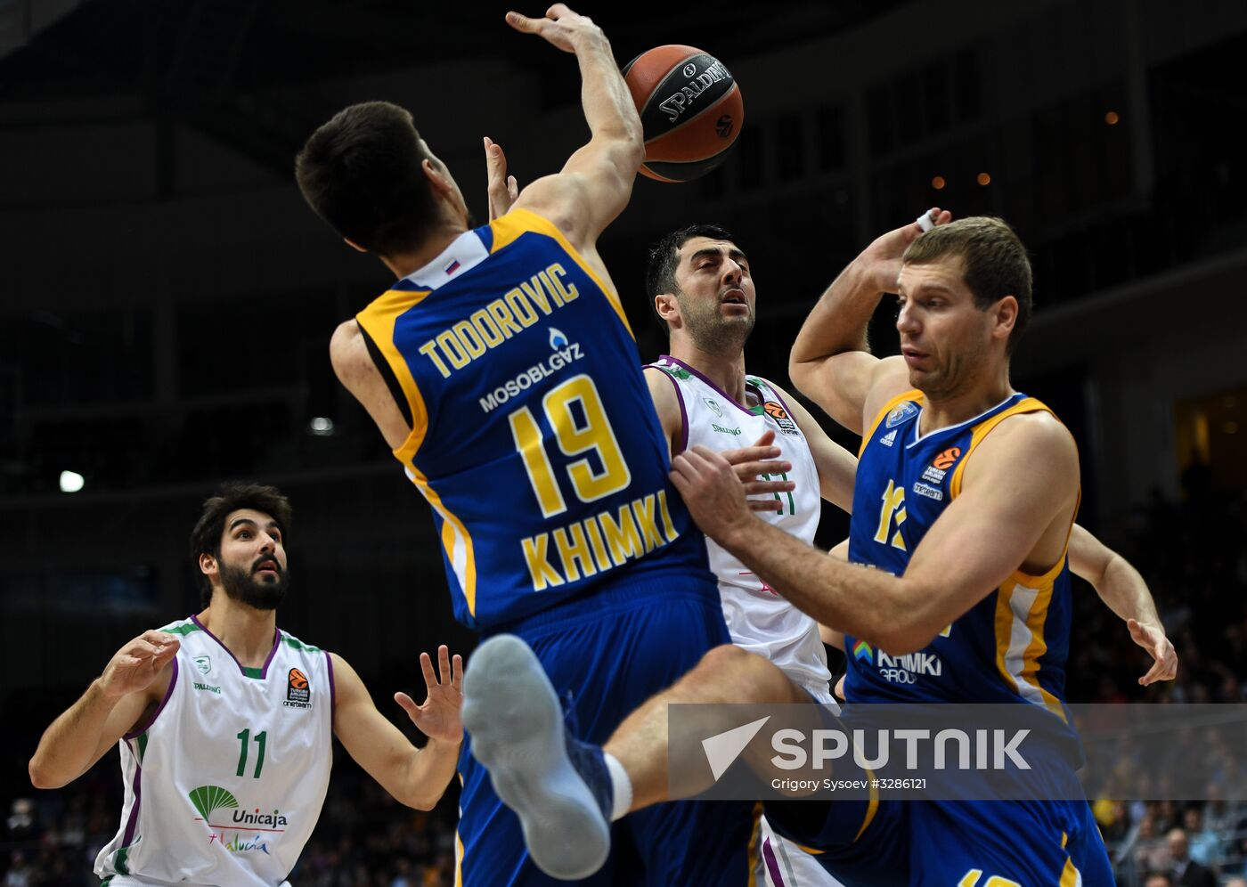 Basketball. Euroleague. Khimki vs. Unicaja
