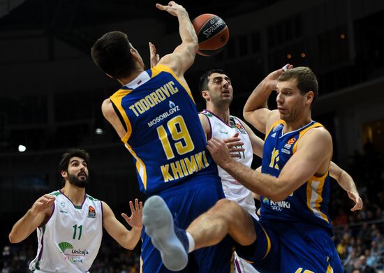 Basketball. Euroleague. Khimki vs. Unicaja