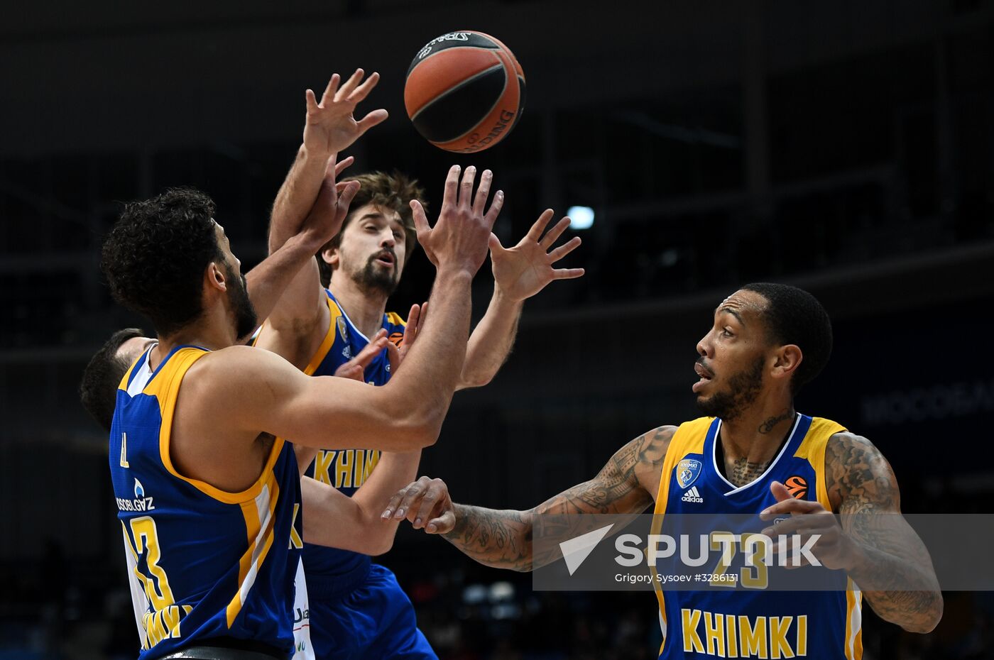 Basketball. Euroleague. Khimki vs. Unicaja